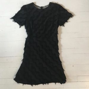 Sandro Little Black Cocktail Dress, sheer back